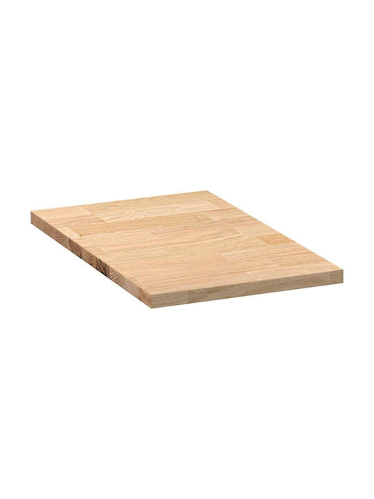 vidaXL Rechteckige Theke aus Massivholz in Brauner Holzschatten Farbe 40x63,5x2,7cm 4008995