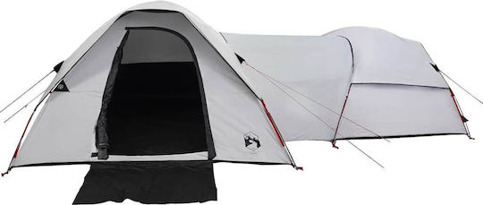 vidaXL Σκηνή Camping Τούνελ Λευκή για 5 Άτομα