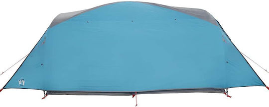 vidaXL Campingzelte Tunnel Blau für 6 Personen 564x260x185cm