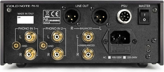 Gold Note Phono Preamp Ασημί