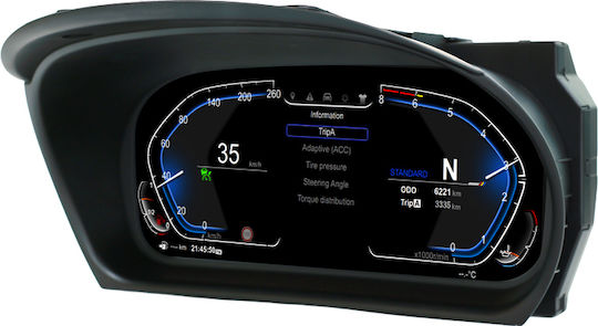 Carmedia Tachometer Für das Auto zur Montage auf Dashboard