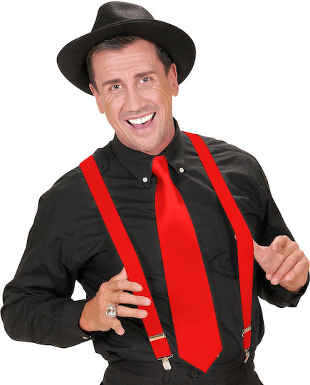 Carnival Suspenders Red 1pcs