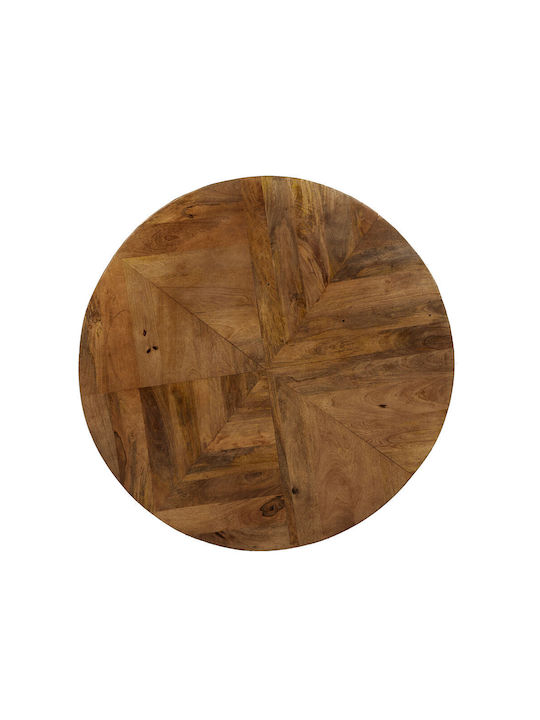 Magnolia Rund Tisch Speisesaal aus Massivholz Natural 120x120x77cm