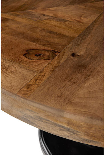 Magnolia Round Table Dining Room from Solid Wood Natural 120x120x77cm