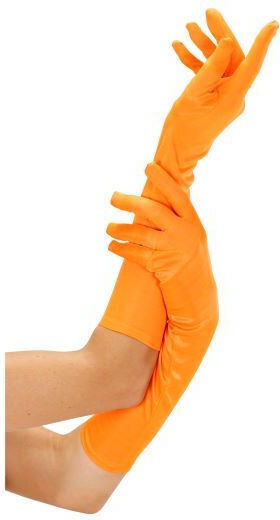 Carnival Gloves Orange 1pcs
