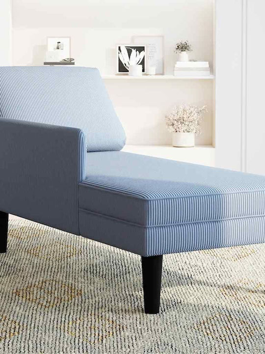 Recliner Stoff Blau L132xW56xH70cm