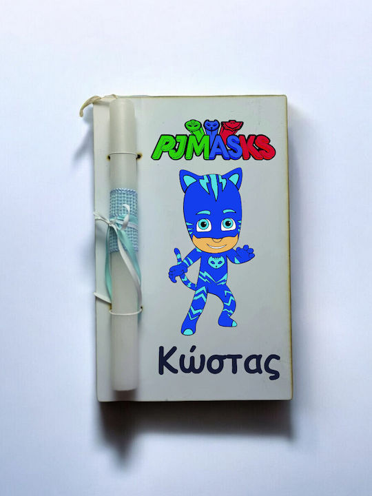 Πασχαλινή Λαμπάδα PJ Masks Στρογγυλή