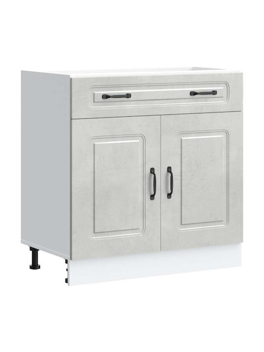 Floor Cabinet Grey 80x46x81.5pcs