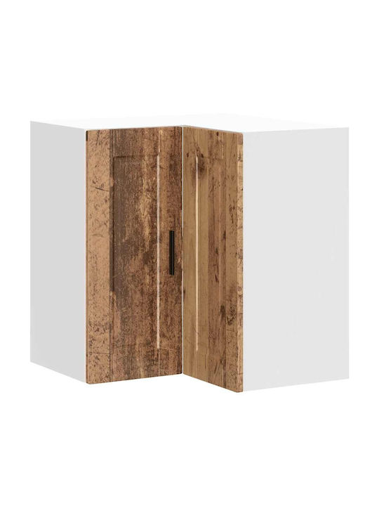 Porto Eckschrank Wand Coffee 57x57x60cm