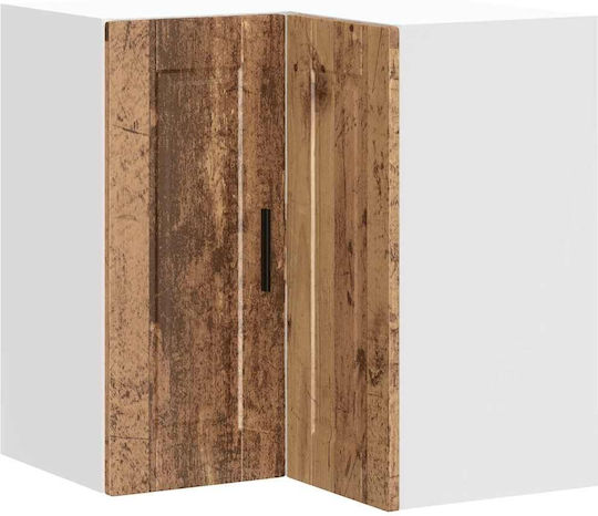 Porto Corner Cabinet Wall Coffee 57x57x60cm