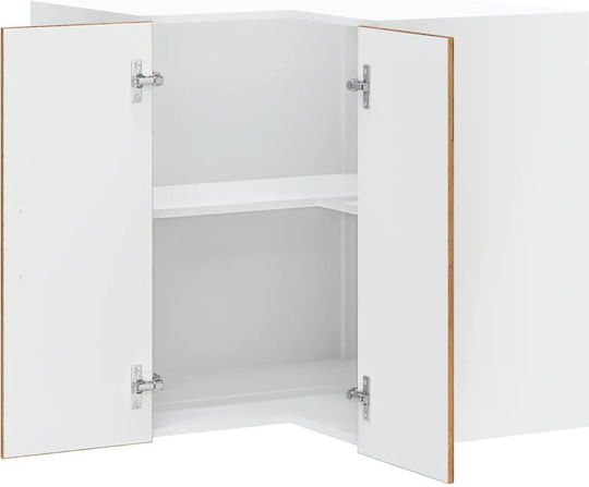 Porto Corner Cabinet Wall Coffee 57x57x60cm