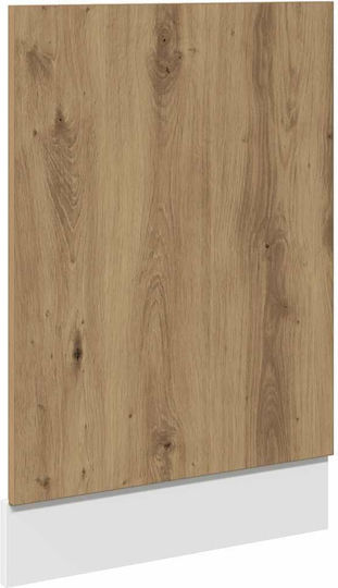Kitchen Cabinet Set Wall & Floor with Countertop Coffee 260x46x207cm