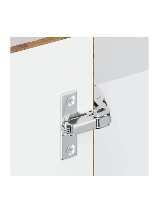 Porto Eckschrank Wand Coffee 57x57x60cm