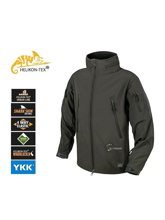 Helikon Tex Gunfighter Jacket Shark Skin Windblocker Hunting Jacket Softshell Shadow Grey