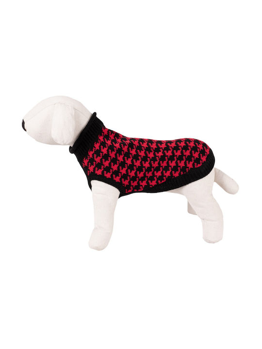 Happet Knitted Sweater Dog in Red color 25cm.