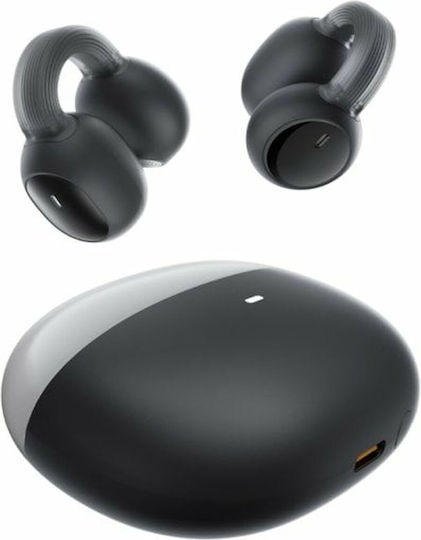 Baseus AirGo AS01 Offenes Ohr Bluetooth-Freisprecheinrichtung Kopfhörer mit Ladeetui Black / Transparent