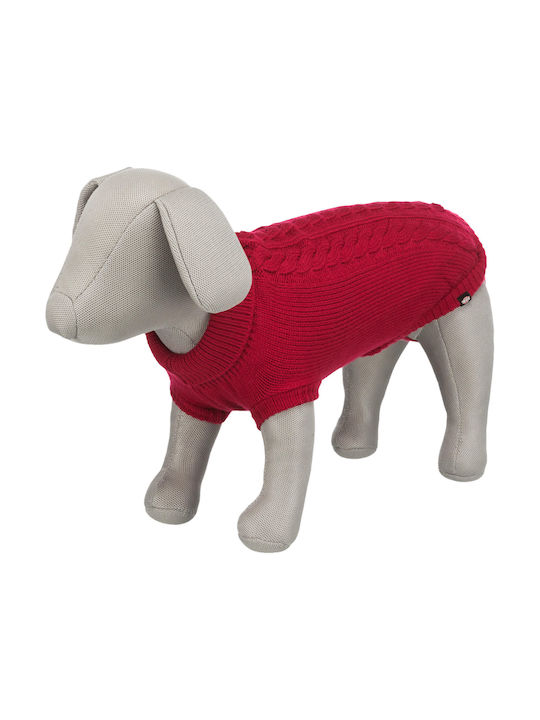 Trixie Kenton Strickpullover Hund in Rot Farbe L 55cm.