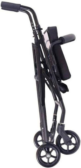 KMINA Foldable Aluminum Walker Black K10013
