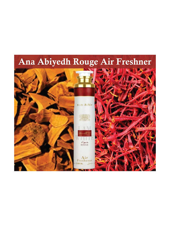 Lattafa Spray Device Ana Abiyedh I Am White Rouge with Fragrance Lattafa Room Spray Ana Abiyedh Rouge U 300ml