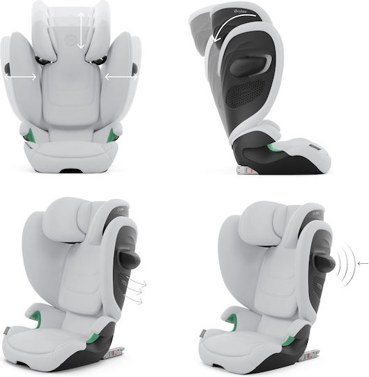 Solution G2 Καθισματάκι Αυτοκινήτου i-Size με Isofix Γκρι 524000655