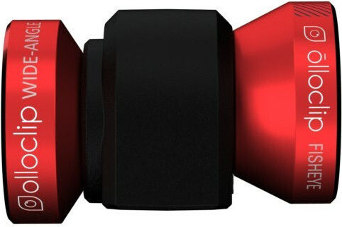 Olloclip 4-in-1 Photo Lens for iPhone 5/5s Φακός Κάμερας ​Κινητών Fisheye / Macro / Wide Angle σε Κόκκινο χρώμα