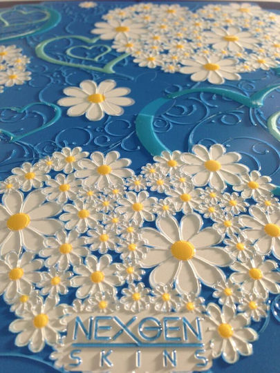 Nexgen Skins Nexgen Skins - Shoe Skin Set With 3d Ipad 2/3/4 Effect (hearts And Daisies 3d)