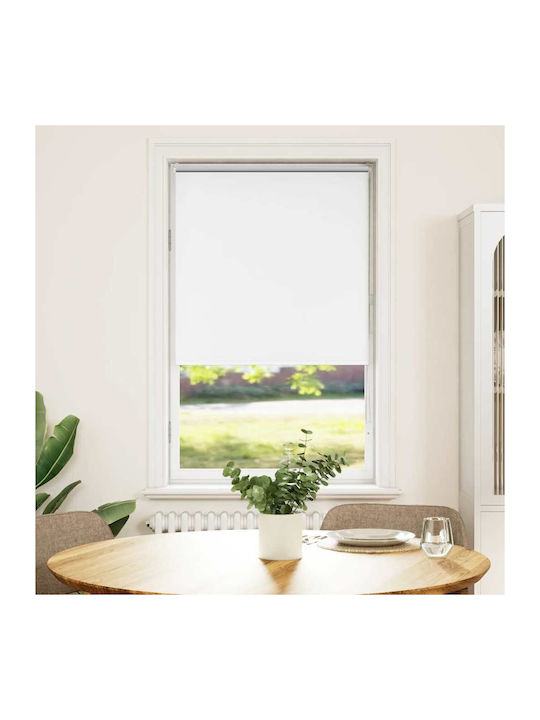 vidaXL Roller Blinds Total Blackout White W80xH175cm 4011930