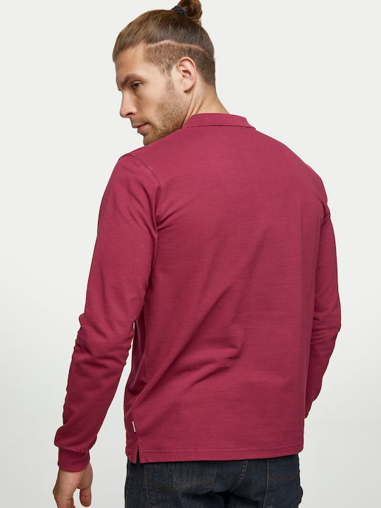 Polo Bluză cu mânecă lungă Bordeaux