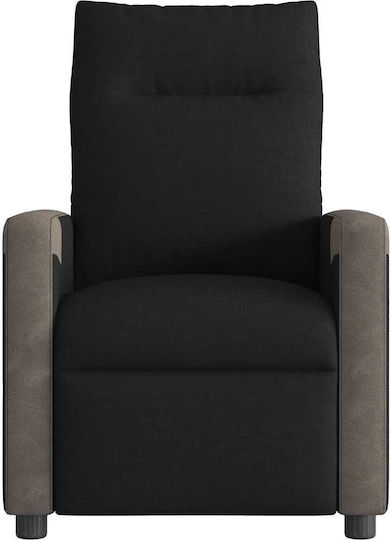 Relaxsessel Friseurwaschbecken mit Fußhocker Black 69x86x100cm