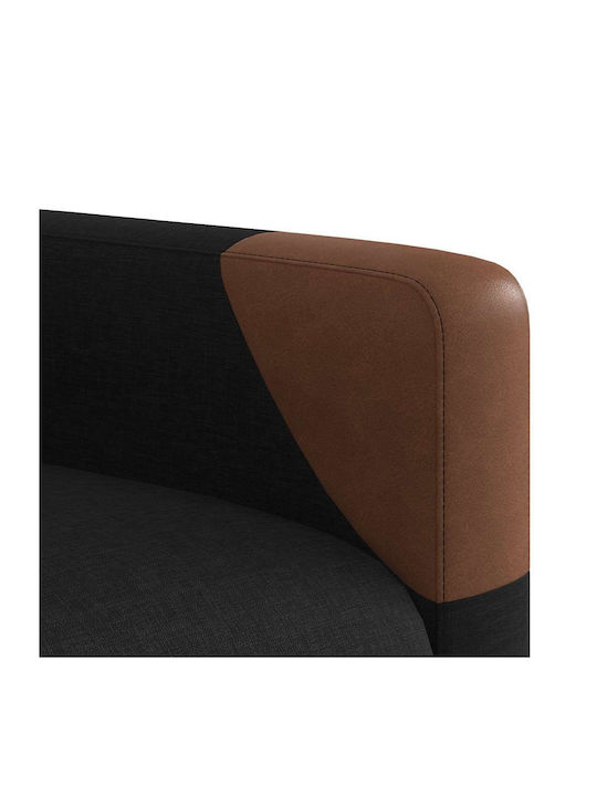 Πολυθρόνα Relax Massage με Υποπόδιο Μαύρη 69x86x100cm