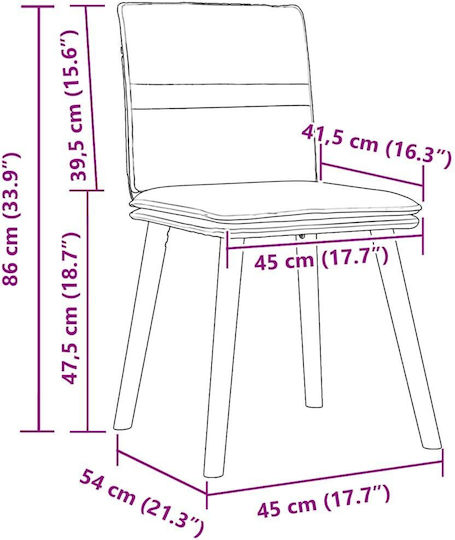 Столички Трапезария Синьо 2бр 45x54x86бр