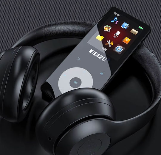 Ruizu MP3 Player (16GB) with Screen 1.8" Black