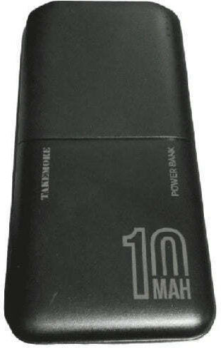 Takemore R02 Power Bank 10000mAh με 2 Θύρες USB-A Μαύρο