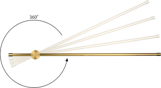 Active Jet Lamp Wall Gold 90cm