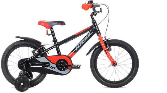 Ideal V-track 14" Kids Bicycle BMX with Aluminum Frame (2025) Black