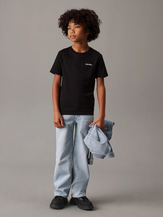 Παιδικό T-shirt CK Black Institutional