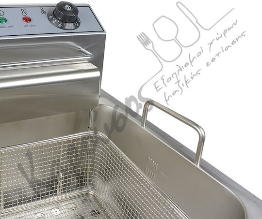 Karni Electric Fryer 5kW Capacity Per Basket 4L 40x38x31cm Hefa