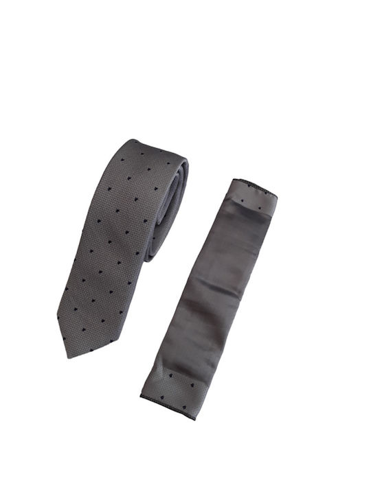 Raniami Men's Tie Printed in Gray Color