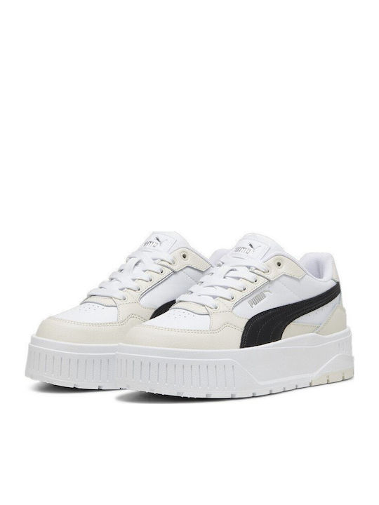 Karmen II Idol Damen Flatforms Sneakers Weiß