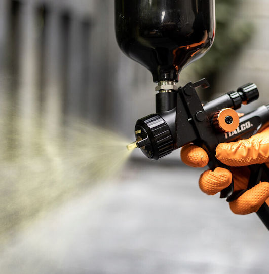 Premium Category Air Spray Paint Gun Italco Gloss 2 HVLP 1.3 mm