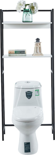 HomeMarkt Ραφιέρα Μπανιέρας Μεταλλική 60x25x64cm Μαύρη