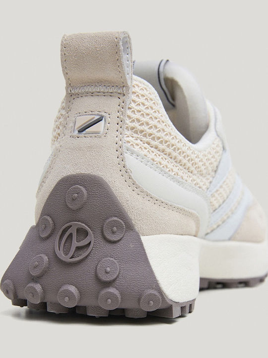 Lucky Print Γυναικεία Sneakers Μπεζ