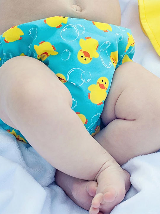 Zoocchini Παιδικό Μαγιό Πάνα με Καπέλο Πολύχρωμη