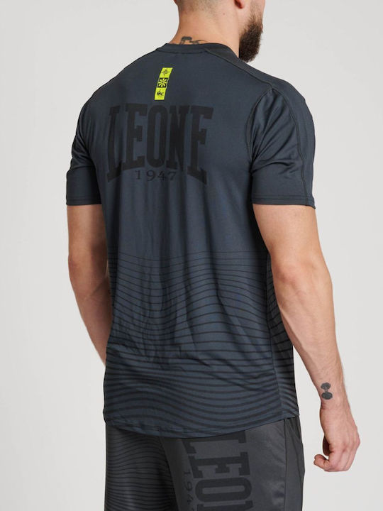 Leone 1947 Short Sleeve Shirt AB928 for Jiu-Jitsu / MMA Black