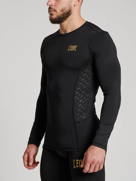 Leone 1947 Long Sleeve Shirt ABX708 for MMA Black