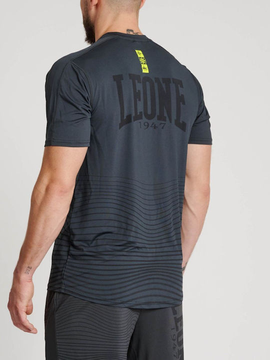 Leone 1947 Short Sleeve Shirt AB928 for Jiu-Jitsu / MMA Black