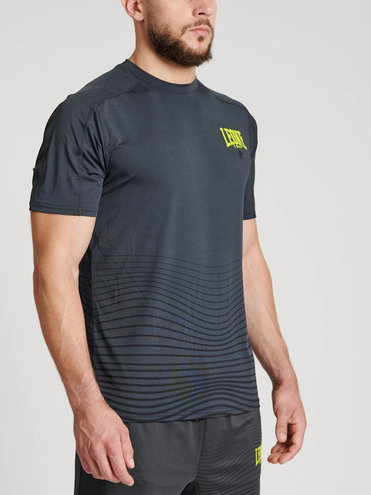 Leone 1947 Short Sleeve Shirt AB928 for Jiu-Jitsu / MMA Black
