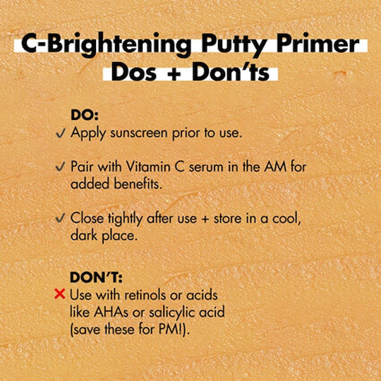 e.l.f Cosmetics C-Brightening Putty Primer Cu 2% Vitamina C Primer Față Balsam 21gr