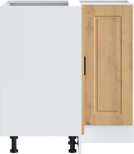 Eckschrank Boden Coffee 75.5x75.5x81.5cm