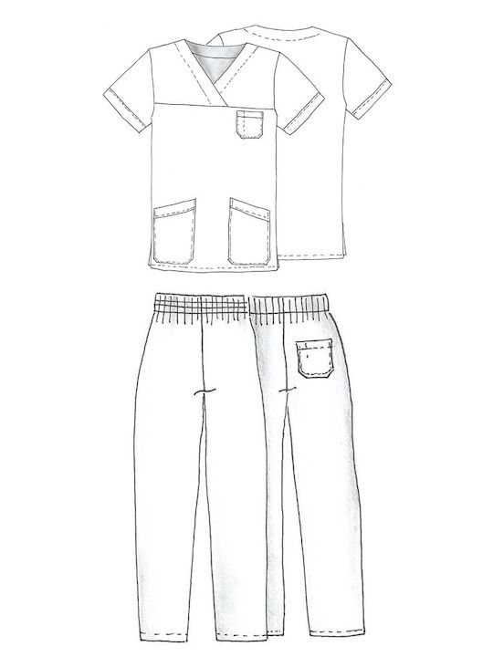 Antauniforms Κουστούμι Unisex Φούξια 130κ
